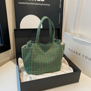 Womens Handbag Commuter Bag Summer 2024 New Style Simple Design Portable Outdoors Universal Mommy Bag Soft Polyester Material