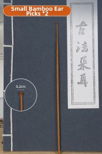 Professional Wooden Bamboo Ear Spoon Ear Cleaning Tool Adult Ear Scrubbing Bamboo Ear Spoon Handcrafted Polished Tool