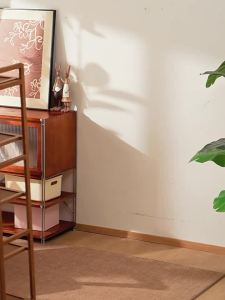 Bamboo Multi-level Narrow Space Storage Shelf