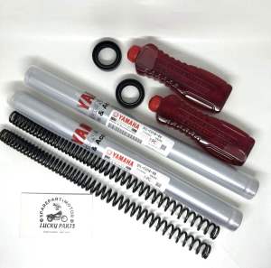 Paket As Shockbreaker Depan + Per Shock Buat Motor Yamaha Mio Lama Old Mio Karbu Mio Smile Mio Sporty Fino Lama Nouvo Kode Part 5TL ( Real Pict )