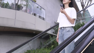 [Quạt Sạc] Quạt Không Cánh HR2590 Handheld Charging Fan Quạt Cầm Tay Điện Turbo Siêu Mạnh Có Màn Led