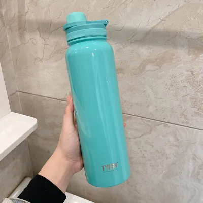 TYESO | Thermal Water Bottle Large Capacity Portable 304 Stainless Steel 30 oz