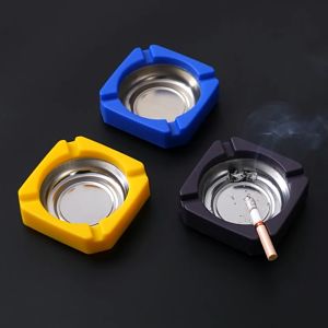 M548 Asbak segi warna /asbak rokok/asbak/asbak stainless /asbak segi/asbak stainless luar plastik