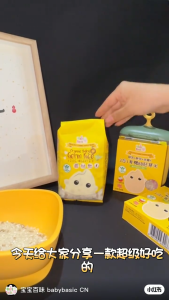 Baby Basic Organic 3 in 1 Baby Germ Rice for 6 Months Above