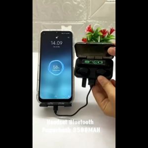 (COD)Earphone TWS F9-5 Headphone Bluetooth anti udara asli dengan mikrofon (versi baru)