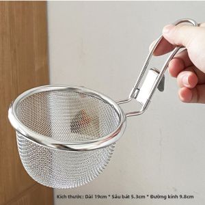 WODEBAIHUI | Muôi Lọc Có móc bằng thép không gỉ