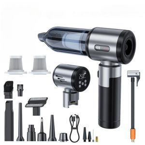 SUITU 2-in-1 Handheld Car Vacuum & Tire Inflator Multifunctional Wireless Portable Air Pump Vacuum Cleaner ForCar Bike Ball Home
