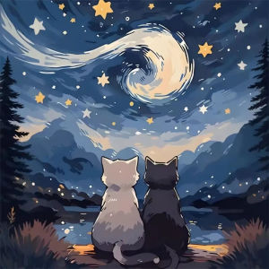 Jigsaw Puzzle Peaceful Cat Portrait For Adults Ideal For Stress Relief And Relaxation