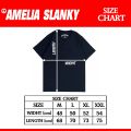 Amelia Slanky - Kaos Slank - Baju Slank Lagi Sedih Hitam Lengan Pendek Unisex Kaos Slankers Slanky. 