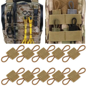 10/20 pcsOutdoor Antenna Binding Buckle Tactical Molle System Backpack Camping Accessories Tactical Buckle Fixed Binding Buckle