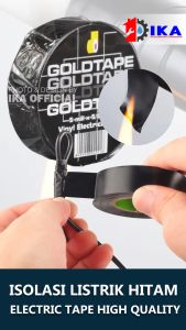 Solasi Listrik Goldtape 5/8 inch PVC Goldtape MURAH EKONOMIS Lakban listrik / isolasi listrik Goldtape 5 mill x 5/8 in