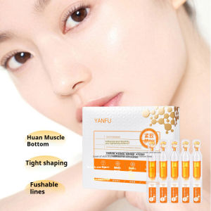 Yanfu Astaxanthin Essence Antioxidant Hydrating Face Serum Dark Spot Corrector Whitening Essence Skin Care Single-disposable 2ml*10pcs 虾青素弹润紧致次抛精华液