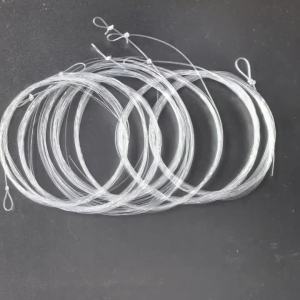 4PCS 9FT Fly Fishing Tapered Leaders 0X-7X Sizes Available Clear Nylon Fly Line Leaders for Trout Bass Freshwater Fishing