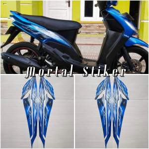 STIKER STRIPING FULL SET LIS LES BODY MIO SMILE 2009 2010 MIO SPORTY