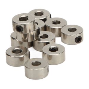 20Pcs RC Plane Landing Gear Stopper Set Wheel Collar Stainless Steel Exquisite Craftsmanship Model Aircraft Part