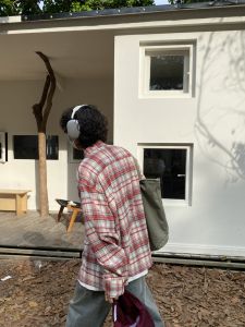 Vintage American Retro Plaid Shirt Mens Loose Long Sleeve Casual Lapel Collar Thick Button-up Outside Coat