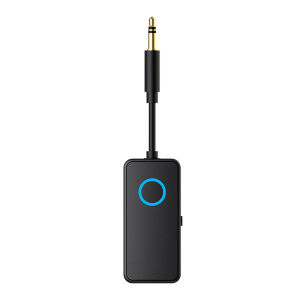 Kebidumei | Bluetooth 5.4 Receiver Transmitter 2-in-1 Wireless Bluetooth 3.5mm Aux Audio Adapter Mic for Flight TV Car Treadmill