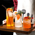 แก้วตรงค็อกเทลถ้วย Long Island แก้วชาเย็น Golden Tom Collins Mojito ถ้วยสไตล์ญี่ปุ่น Barware ดื่มอุปกรณ์. 