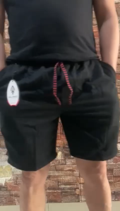 Alimo~Paket 3pcs 100k Celana Pendek Boardshort Polos Pria Wanita Bahan Katun Fleece Celana Pendek Santai Distro