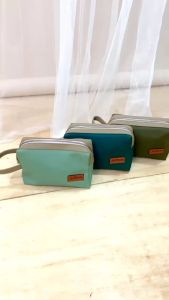 Ainun Pouch Marlin Tempat Makeup Organizer Berbahan Sintetis Leather Chocoly