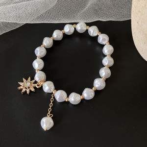 Pearl Bracelet For Women Fashion Bangle Bracelet Crystal Freshwater Pearls Bracelet Girls Lucky Bracelet Jewelry gifts ideas for women lucky charms bracelet 2023 matching bracelet 18k pawnable bracelet Luxury Jewelry Women Fashion Cuff Bracelets