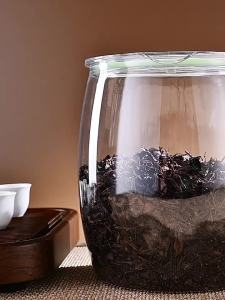 Transparent Airtight Dust-Proof Large Capacity Tea Canister
