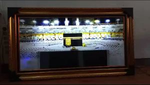 Jam Masjid Jadwal Sholat Digital Tipe D Premium Bisa Pilih Alarm Suara Adzan atau Murottal Ukuran 115 cm x 65 cm Bisa Custom Nama Masjid Dan Gambar