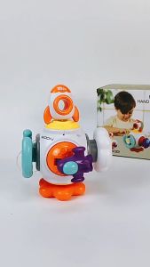 Montessori 6 in 1 Busy Cube Colourful Sensory Busy Toy