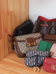 【READY STOCK】Bag Storage Household Waterproof Transparent Leather Bag Hanging Dust-proof Protective Travel Organizer Bag