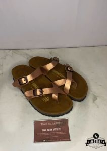 Sandal Birken Sandal Wanita Sandal Puyuh Sandal Perempuan Sandal Sepatu Sandal Rumah Slipper Sandal Jepit Sandal & Flip Flop Sandal Premium Mayari Rose Gold Bisa COD Bayar di Tempat Gratis Ongkir Murah Lebay