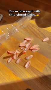 BOX 24PCS whit glue Long fake nails art set fake nails nail extension set nails Replace nail polish