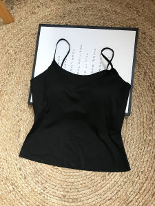 Slimming Seamless One-Piece Cup Vest Anti-Light Bra Camisole Big Chest Appears Small Bottom Beautiful Back Large Size