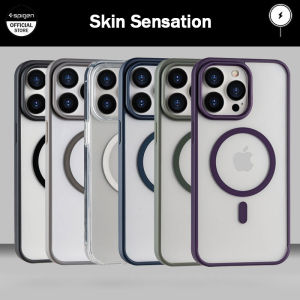 SPIGE เคสป้องกันผิวสีเหลืองแบบดั้งเดิมสำหรับ iPhone 15 Pro Max/ iPhone 14 Pro Max/ iPhone 14 Plus / iPhone 13 Pro Max/ iPhone 12 Pro Max เคสโทรศัพท์ฝาครอบป้องกันของแท้