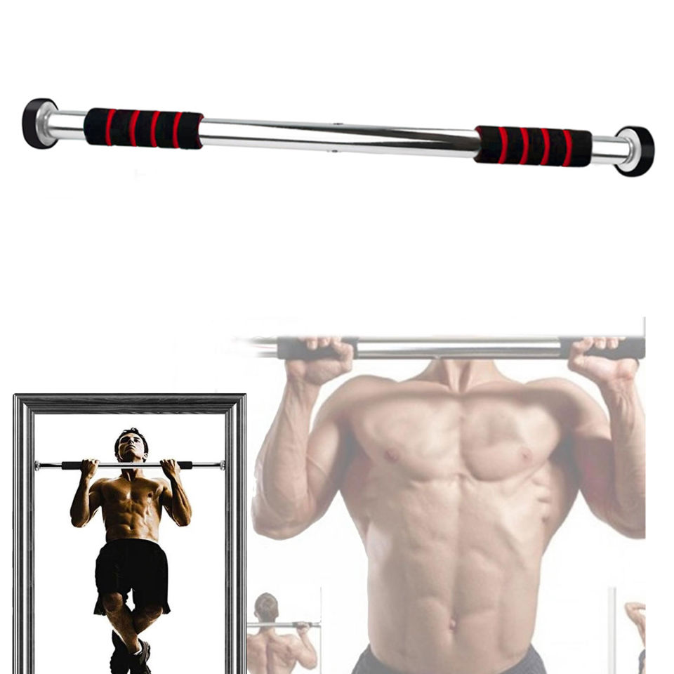 【Max Support 100KG】Doorway Pull Up Bar Home Gym Adjustable for 60-100cm Horizontal Bars Fitness