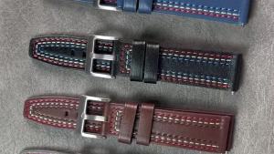 20mm 22mm Brown Black Cowhide Leather Watch Band For Huami for Samsung for Huawei Bracelet Quick Release Mens Replacement Strap