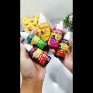 ( 1 PCS ) KOEPOE PEWARNA MAKANAN LIGHT YELLOW / UNGU / COKELAT / MERAH CABE / RED ROSE / KUNING TUA