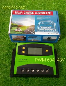 Điều khiển sạc pin mặt trời PWM 60A-48v