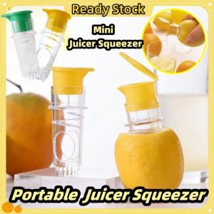 Lemon Juicer Squeezer Portable Manual Juicer Portable Screw Top Lemon Press with Built-In Filter