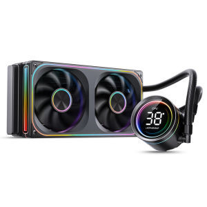 JONSBO | Tản Nhiệt Nước CPU JONSBO TH-240 Với Màn Hình Kỹ Thuật Số Két Nước 240mm Dành Cho LGA1700 1851 1200 115X AM4 AM5 - Hệ Thống Làm Mát Bằng Chất Lỏng AIO Tích Hợp ARGB