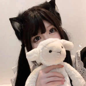 Adorable Rabbit Kitty Plush Handmade Hair Accessories for Women Cute Earl Lollita Maid Hairband Fashionable Headband