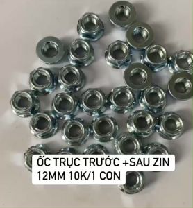 Ốc trục trước + sau 12mm zin
