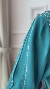 Zahira1808 Lahita Gamis Bahan Ceruty Baby Doll Mix Aplikasi Mote Gosok Import Gamis Murah Trendi Baju Syari Muslim Wanita Ibu Terlaris Baju Pesta Adem Nyaman Di Pakai Real pict