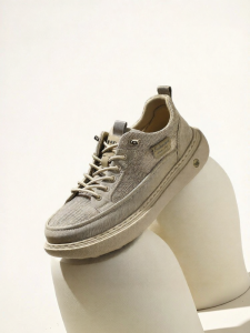 Belle | Causal Outdoor Workwear Fleece Lined Thermal Thick Sole Height Increasing Mens Sneakers
