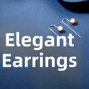 Fashionable Long S925 Sterling Silver Earrings for Women Natural Freshwater Pearl Dangle Earrings Korean Style Jewelry Accessories