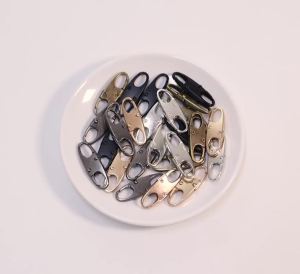 5pcs/lot Alloy Luggage Zipper Head Spring Buckle Parts Removable Zipper Head Connect Clasp For Luggage Bag Clothing