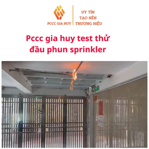 Đầu phun Sprinkler hướng lên hướng xuống DN15DN20 68ºC chữa cháy tự động có tem kiểm định
