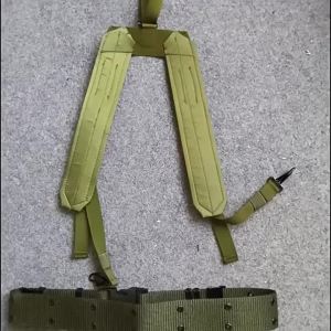 Outdoor Adjustable Equipage Suspender X Type Tactics Braces New Suspenders Men Duty Belt Harness Combat Readiness Strap