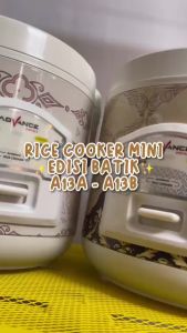 Mejikom 12 Liter Motif Batik Rice Cooker ADVANCE A-13 100% ANTI LENGKET Daya 30W Menghangatkan & 350W Memasak - 3 in 1 Menanak Menghangatkan dan Mengukus - FSS penanak nasi