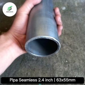 Pipa Besi Seamless 2.5 inchi || OD 63mm ID 55mm Tebal 4mm panjang 10cm sampai 100cm bisa request panjang