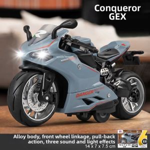 JUWEI | Mimicking Real Alloy Motorcycle Toy Model